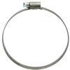 Silver Worm Clamp DIN3017 Diameter 60mm-80mm X1pc