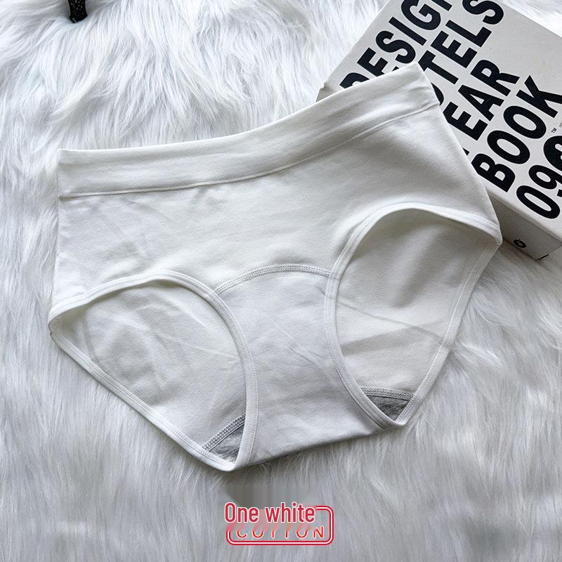 Plus Size Women's Cotton Mid-Rise Hip-Lifting Breathable Triangle Panties