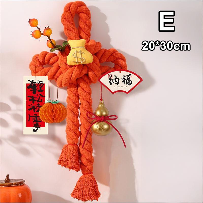 Spring Festival 2026 Horse Year Decorations, Festive New Year Door Hangings, Chinese Knot Ornaments.