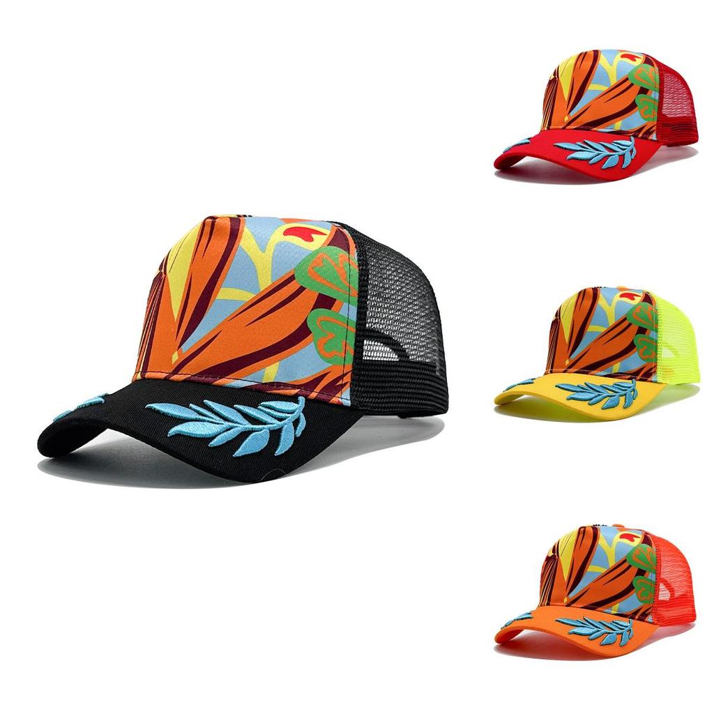Graffiti Baseball Cap Made Of Cotton With Uv Protection For Casual Outings