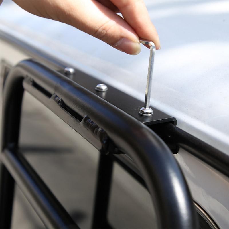 For LADA NIVA 4X4 2009-2019 Aluminum Alloy Car Modeling Car Side Ladder Exterior Modification Car Accessories