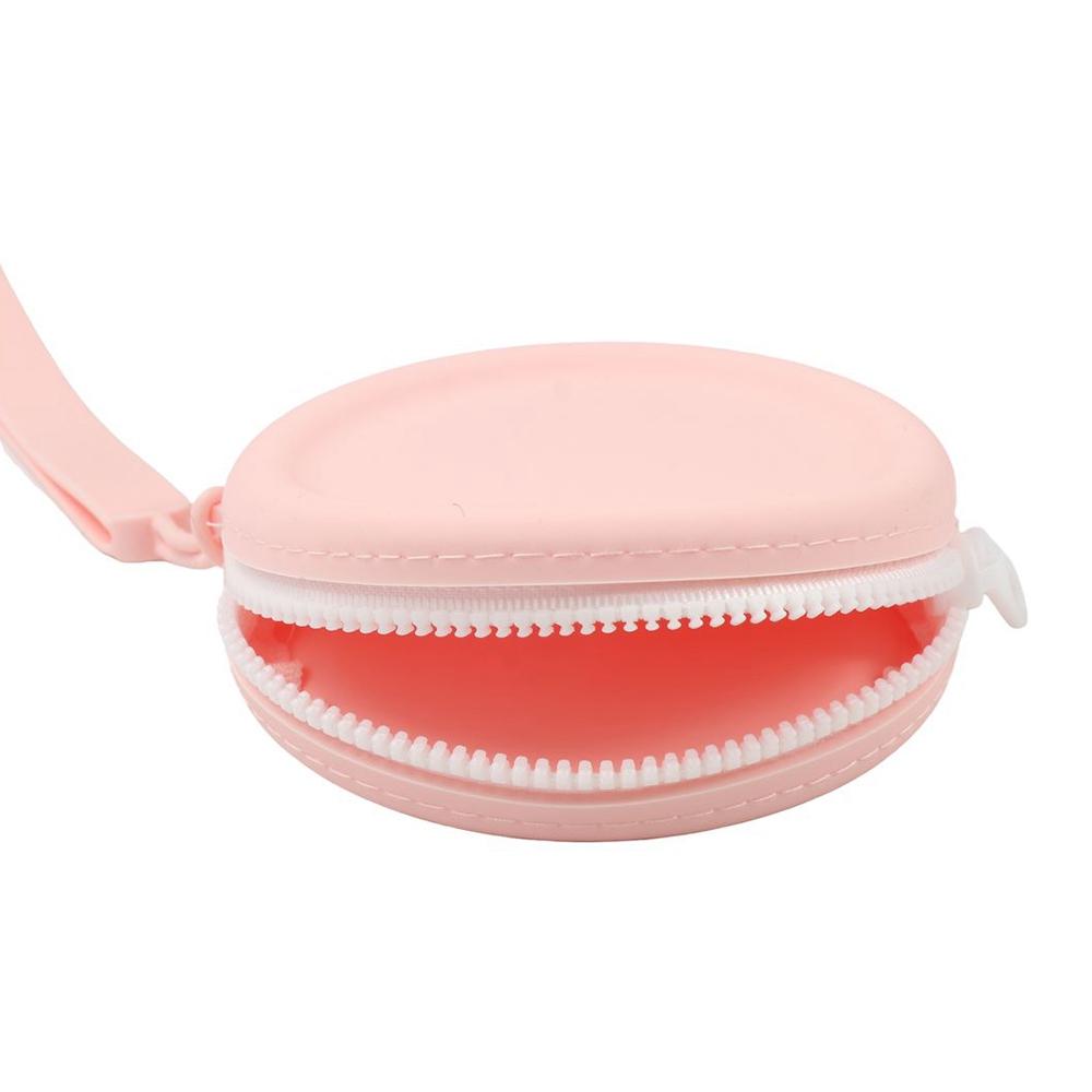 Box Women Headset Bag Earphone Storage Bag Mini Wallet Headphone Case Silicone Coin Purse Money Bag