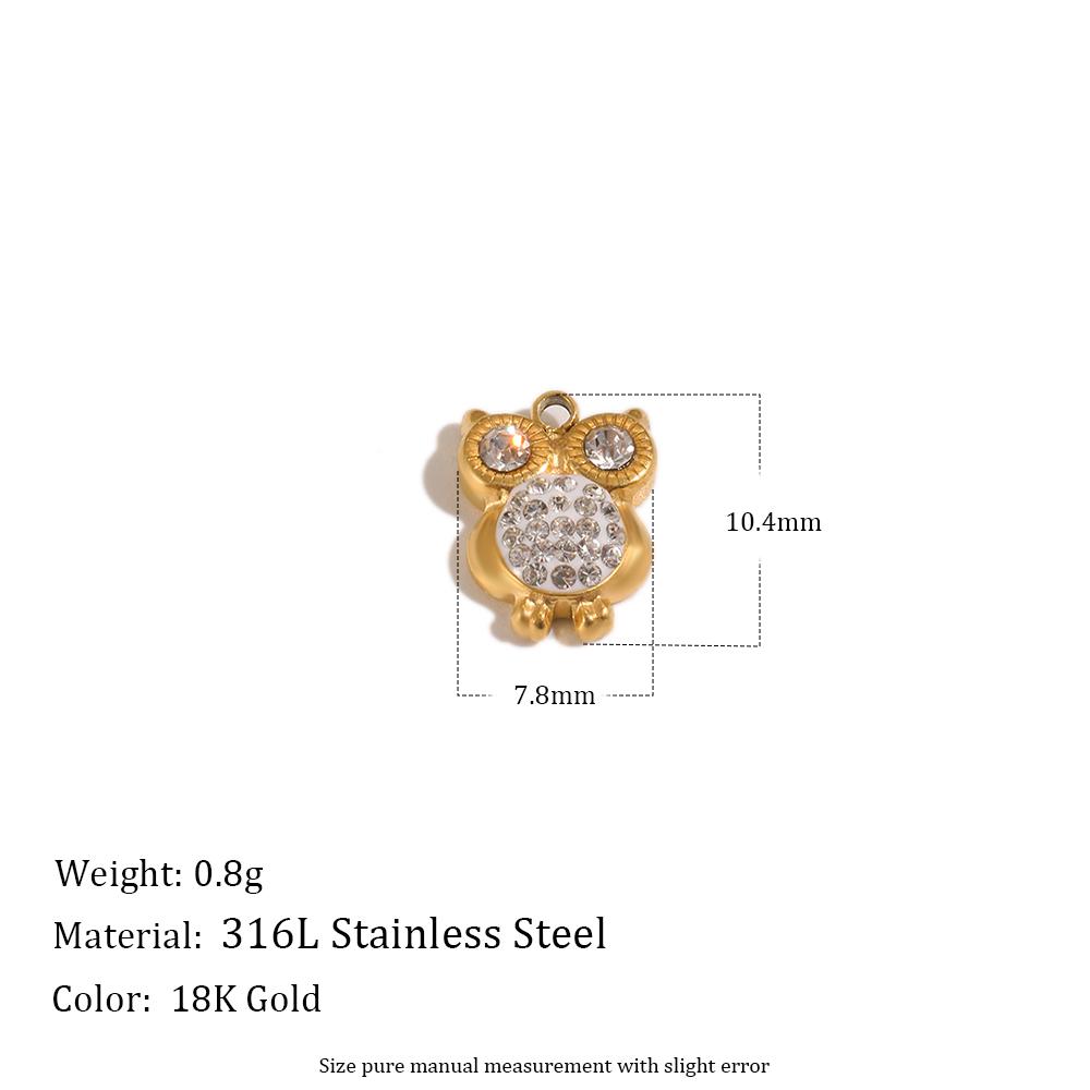 MamacitaSlay Vintage Celestial Animal Charms 18K Gold Plated 316L Stainless Steel Waterproof Jewelry Making Pendants For DIY