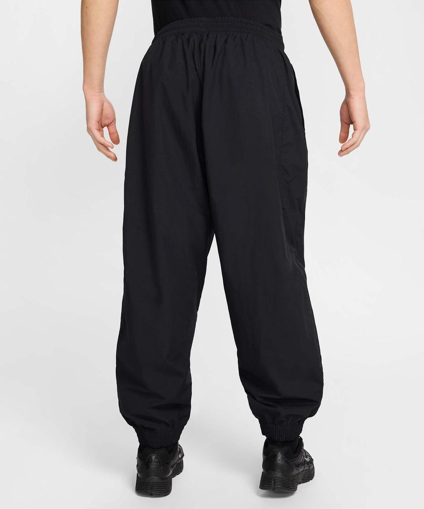 NIKE Club Oversized Woven Track Pants M - Black:White / Hq6115-010