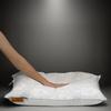 Down-Filled Pillow №15-02 White — 90% Down, 10% Feather, Fill Power 600, Medium.