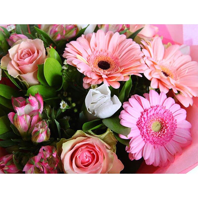 5d Daisy Diamond Diy Painting Flower Cross Stitch Diamond Embroidery Rose Full Round Drill Art Mosaic Home Decor Gift