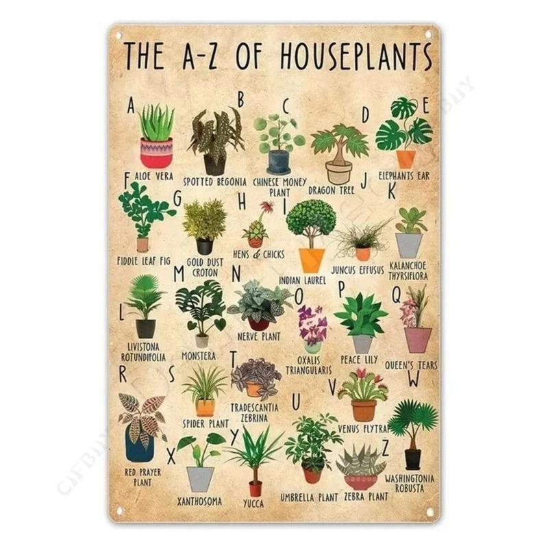 My Garden Tin Sign, Metal Wall Decor 20x30cm