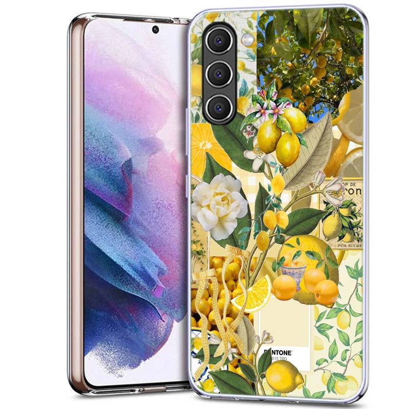 

Lemon Phone Case for Samsung A54 A14 A24 A34 A17 A37 A57 A55 A35 A25 A15 A13 A23 A33 A53 A07 A05S A04S A03 A73 Galaxy Note 20 10 Samsung A23