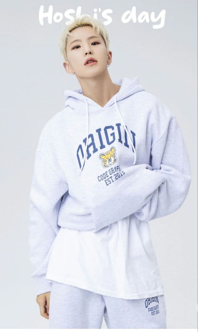 

[Б/У] Доступно до 5 апреля: Поношенная толстовка HOSHI из SEVENTEEN, CODE GRAPHY.