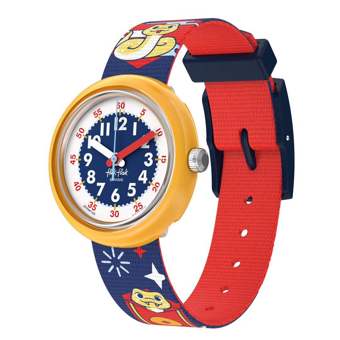 Часы Swatch FLIK FLAK Год Змеи FPNP165, Детские, Красные