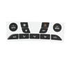 A C Button Repair Sticker Black Front High Grade Vinyl Control Switch Car Air Condition For Ford Focus 1999-2005