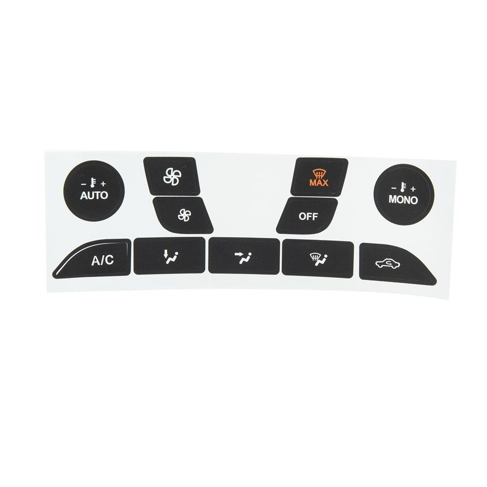 A C Button Repair Sticker Black Front High Grade Vinyl Control Switch Car Air Condition For Ford Focus 1999-2005