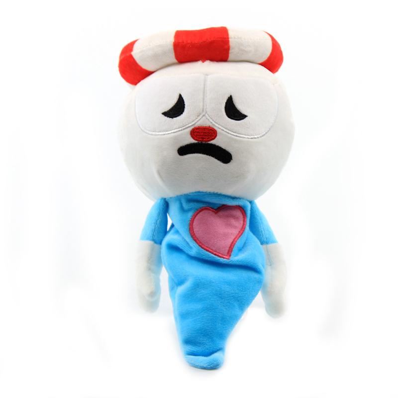 Game Cuphead Plush Toy Mugman Chalice Plushie Boss Ghost King Dice Stuffed Animal Soft Doll PIllow Gift Kids Children Birthday