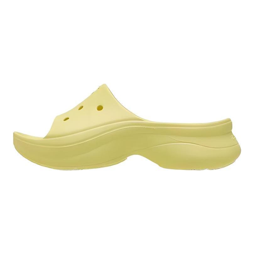 Crocs Casual Simple EVA Anti-Friction Slide Sandals Women Footwear Yellow 211108-78R