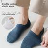 Boat Shoes Men's Pure Cotton Low-cut Cotton Socks, Spring/summer Lightweight Pure Cotton Socks, Low Heel, Anti-slip, Invisible Socks