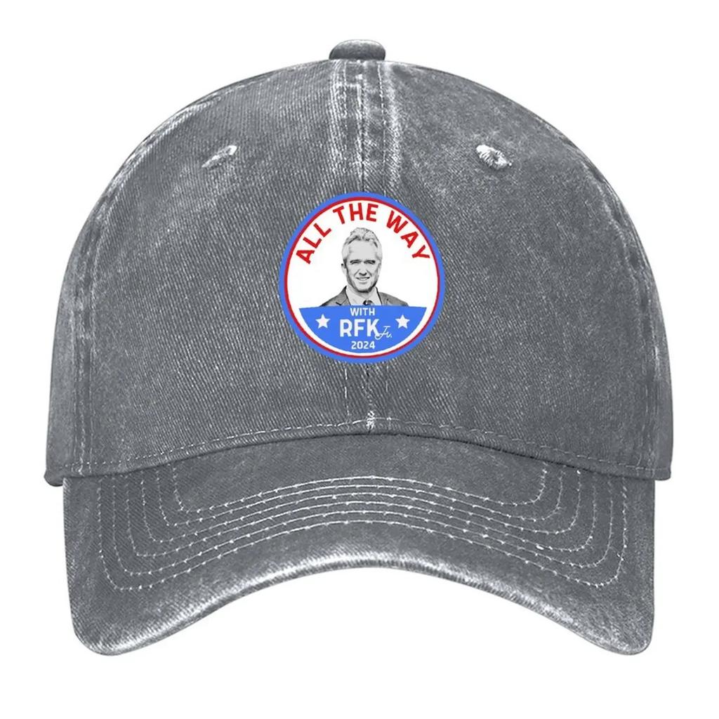 All the Way with RFK Jr President Baseball Cap F derby hat sun caps birthday Hats For Unisex Womens