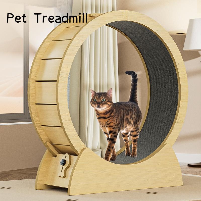 Cat Treadmill Running Wheel Interactive Pet Toys Cat Silent Sport Anti-depression Treadmill Cat Exercise Wheel