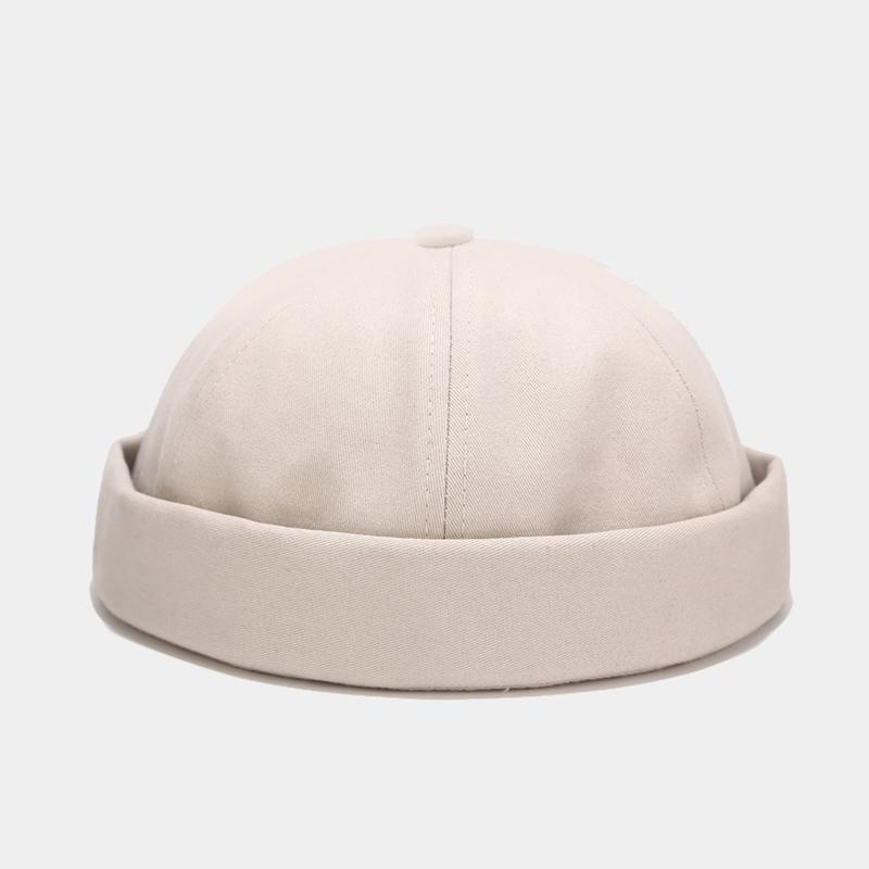 1Pc Docker Adjustable Hip Hop Brimless Cap Casual Skullcap Hat Unisex Sailor Cotton