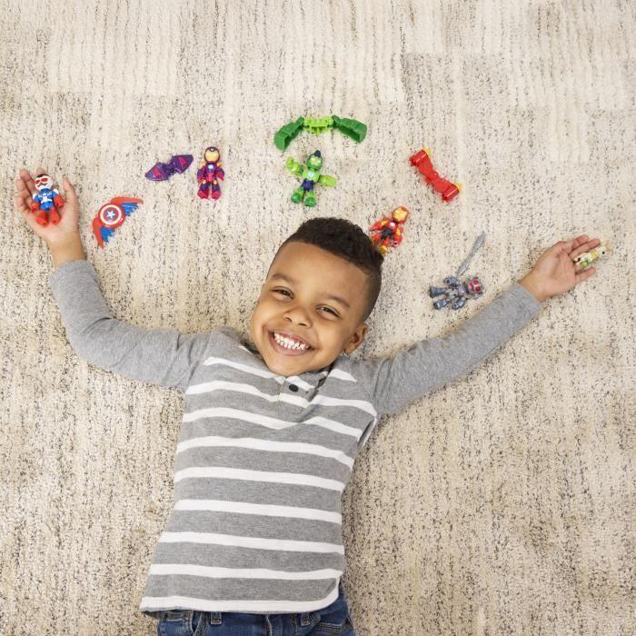 Pack 6 figurines Iron Man Avengers en armure, Marvel Iron Man and his Awesome Friends, dès 3 ans