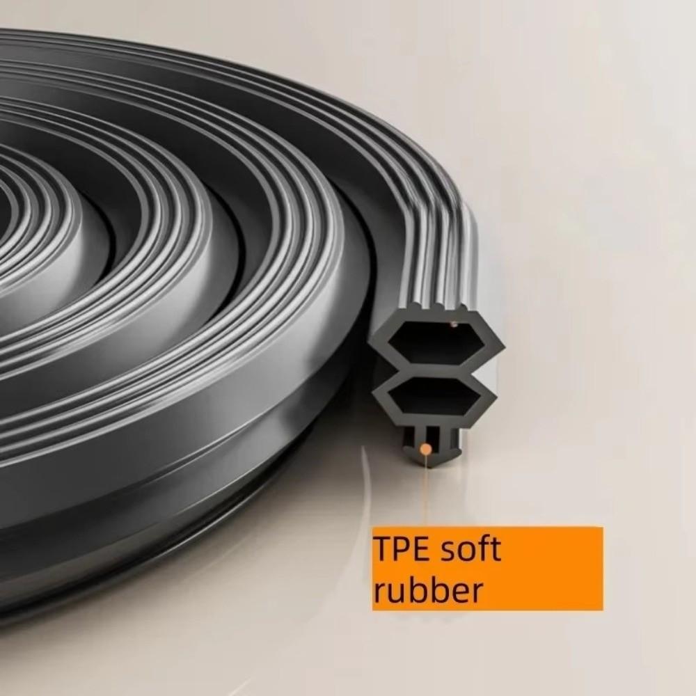 New TPE Sealing Strip Plastic Steel Strip Type Seal Card Slot Draft Stopper Window Sealing