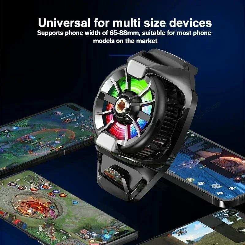 MEMO NEW DL22 Mobile Phone Semiconductor Back-clip Cooling Fan Radiator 15W Strong Power PUBG Game Cooler for IPhone IOS Android