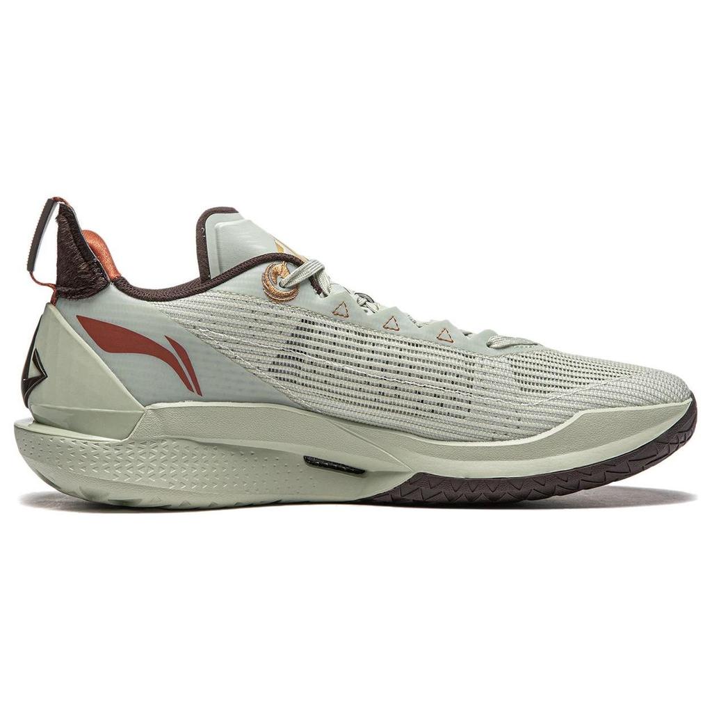 Li Ning Jimmy Butler 2 Cushioning Low Top Basketball Shoes Men Sneakers Gray Red ABAT081-8
