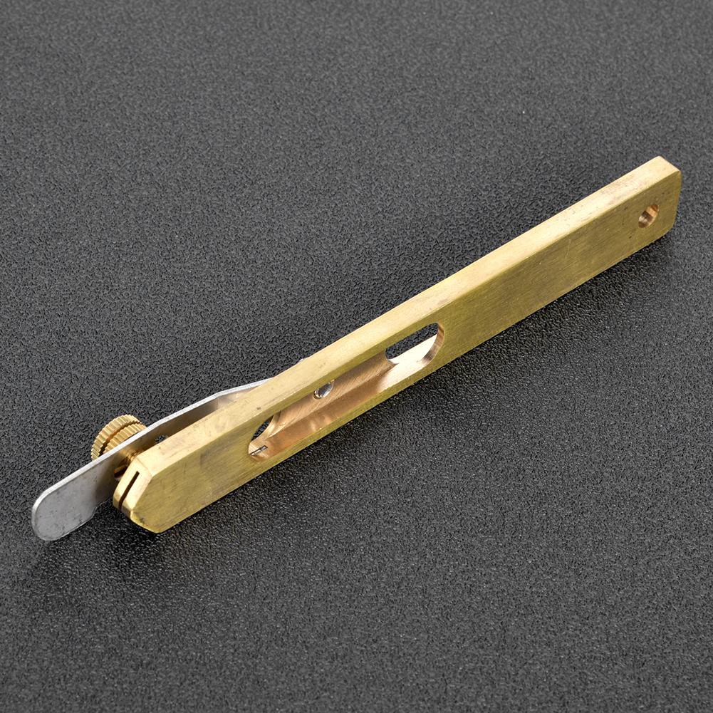 Couteau à parer le cuir multifonction en laiton Outil d'artisanat DIY