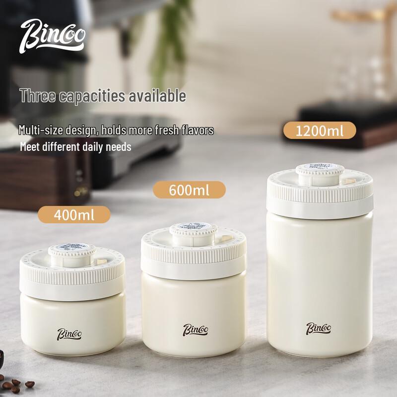 Pojemnik na kawę z hermetycznym zamknięciem próżniowym Bincoo