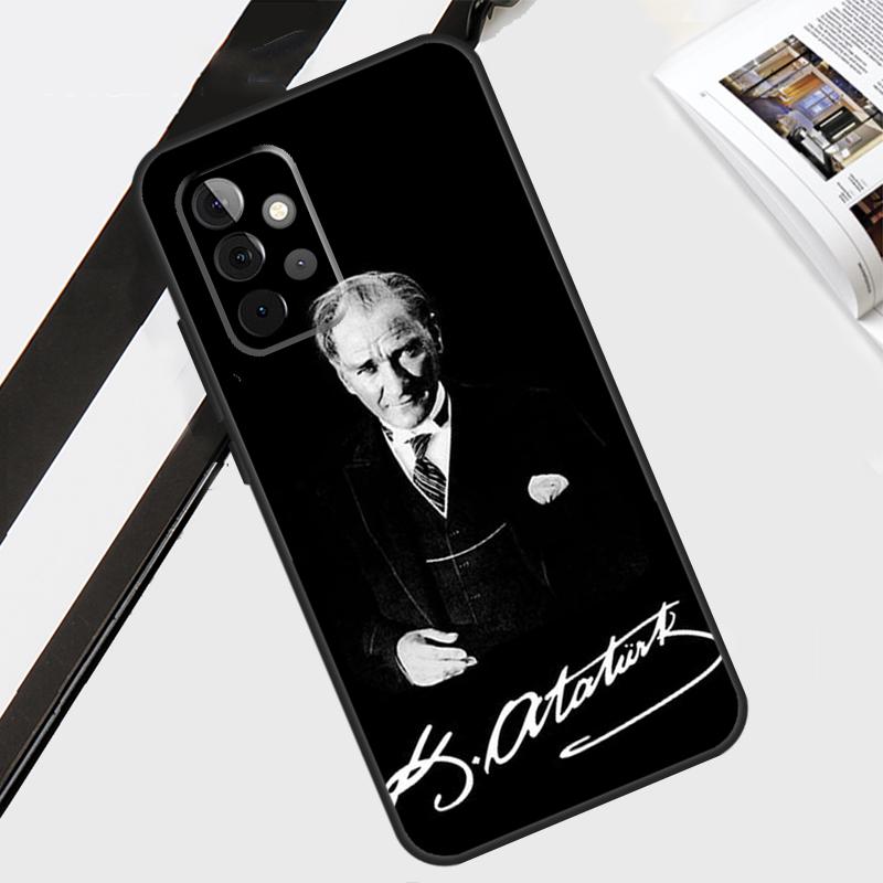 Mustafa Kemal Ataturk Case For Samsung Galaxy A12 A22 A32 A52 A56 A36 A26 A16 A06 A54 A34 A14 A13 A53 A15 A35 A55