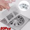 20Pcs Disposable Floor Drain Stickers Hair Catchers Anti-blocking Filter Shower Cover Kitchen Bathroom Sink Strainer Stopper