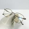 Mai Sui Glasses Women'S Metal Box College Casual Wind Myopia Frame Men'S And Women'S Anti-Blue Light Mirrors Men'S
