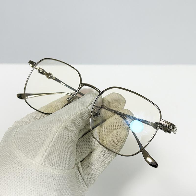 Mai Sui Glasses Women'S Metal Box College Casual Wind Myopia Frame Men'S And Women'S Anti-Blue Light Mirrors Men'S