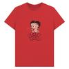 Betty Boop Unisex Adult Faded T-Shirt