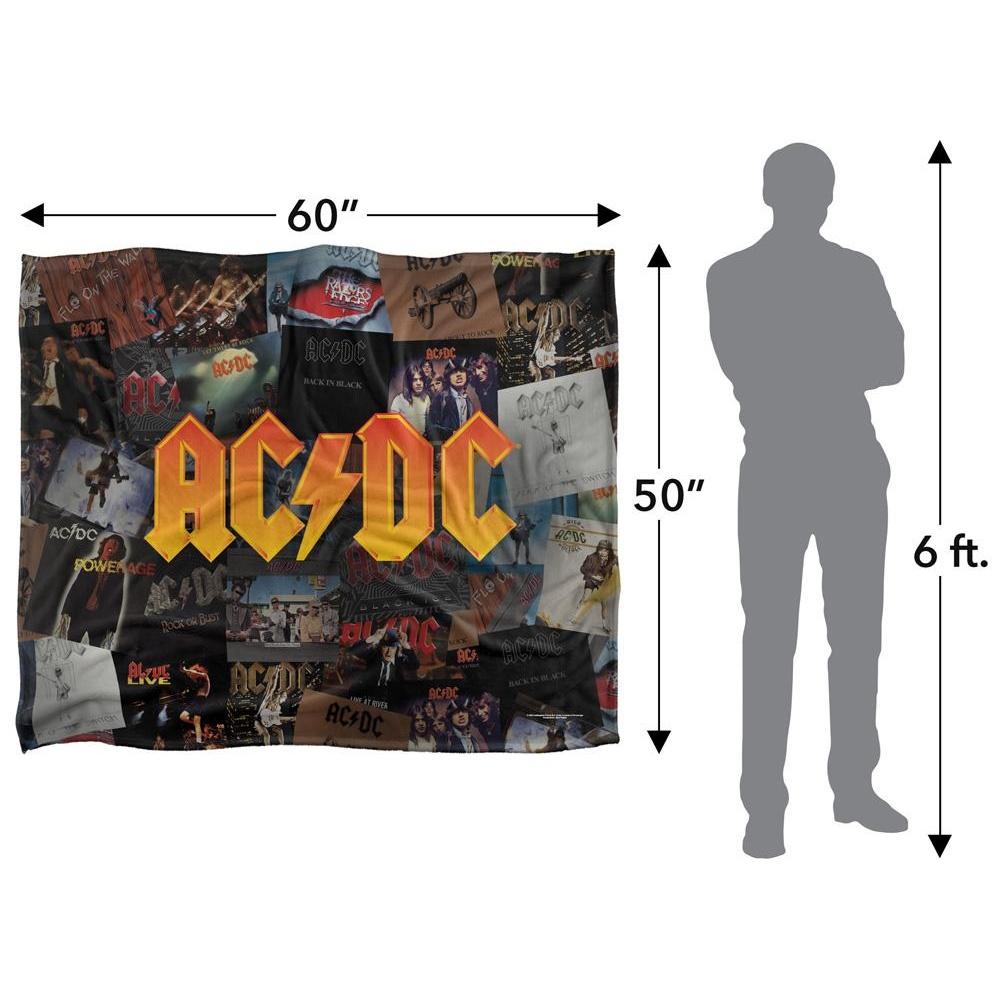 ACDC Silky Albums Supersoft Blanket