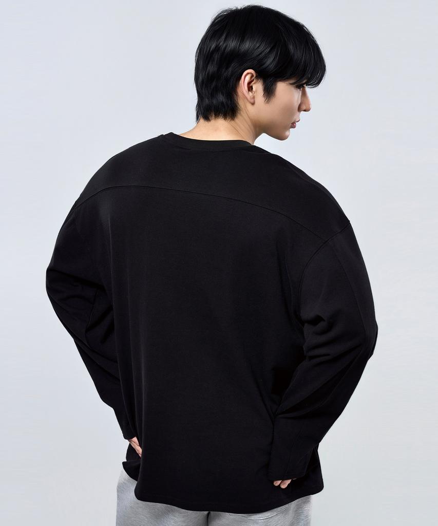 Pijikeolgameoncheu P2613 Heavy Cut Oversized Long Sleeve Tee [3 Colors]