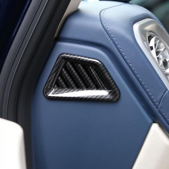 For Benz G Class G500 G550 -21 ABS Carbon Fiber Side Air Outlet Cover Trim