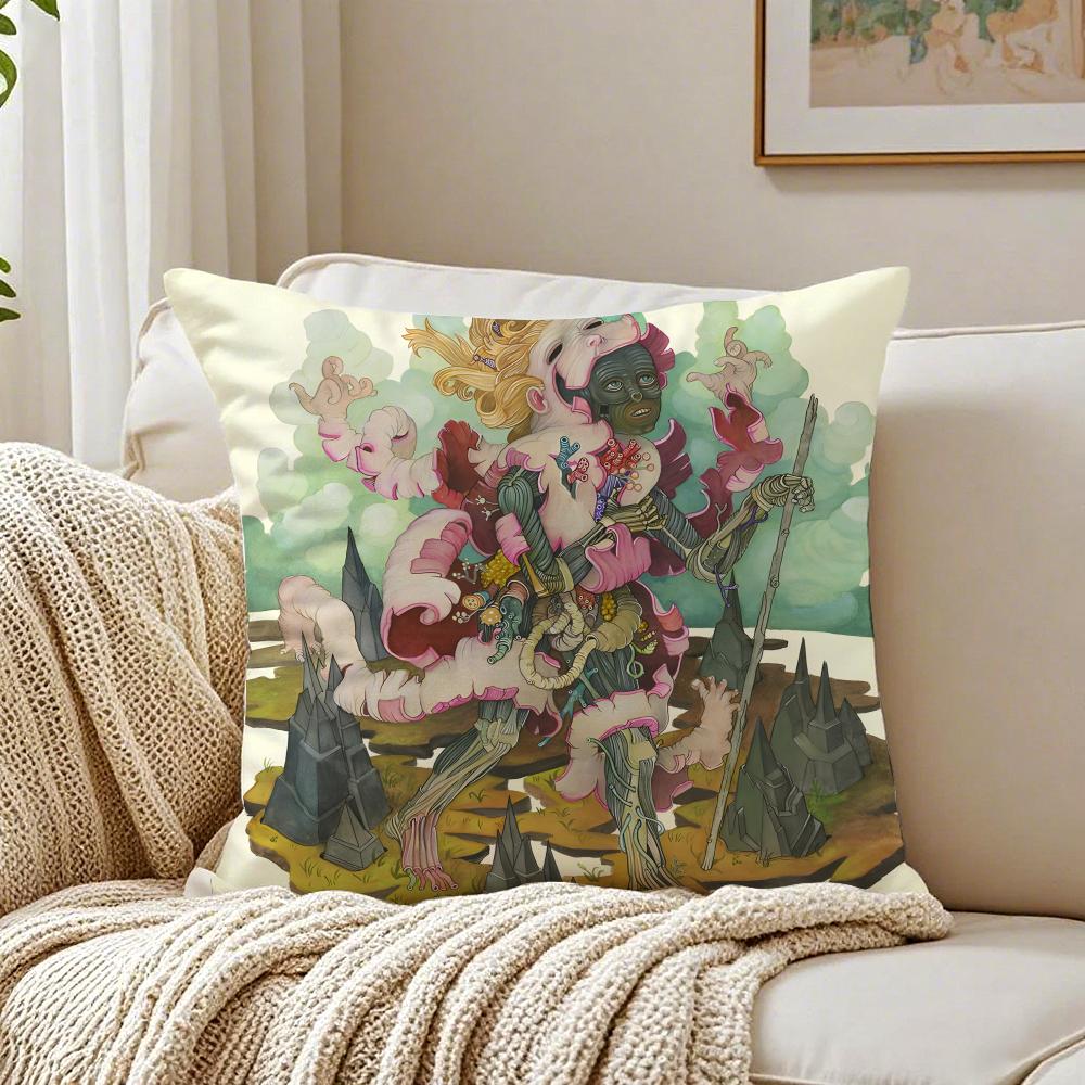 A-Antonio Reinhard Pillow Art Decor Cushion Cushion Cover Pillowcase Anti-Dustmite Living Room Sofa Decor Cushion Room