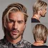 Men's Retro Style High-temperature Silk Wig