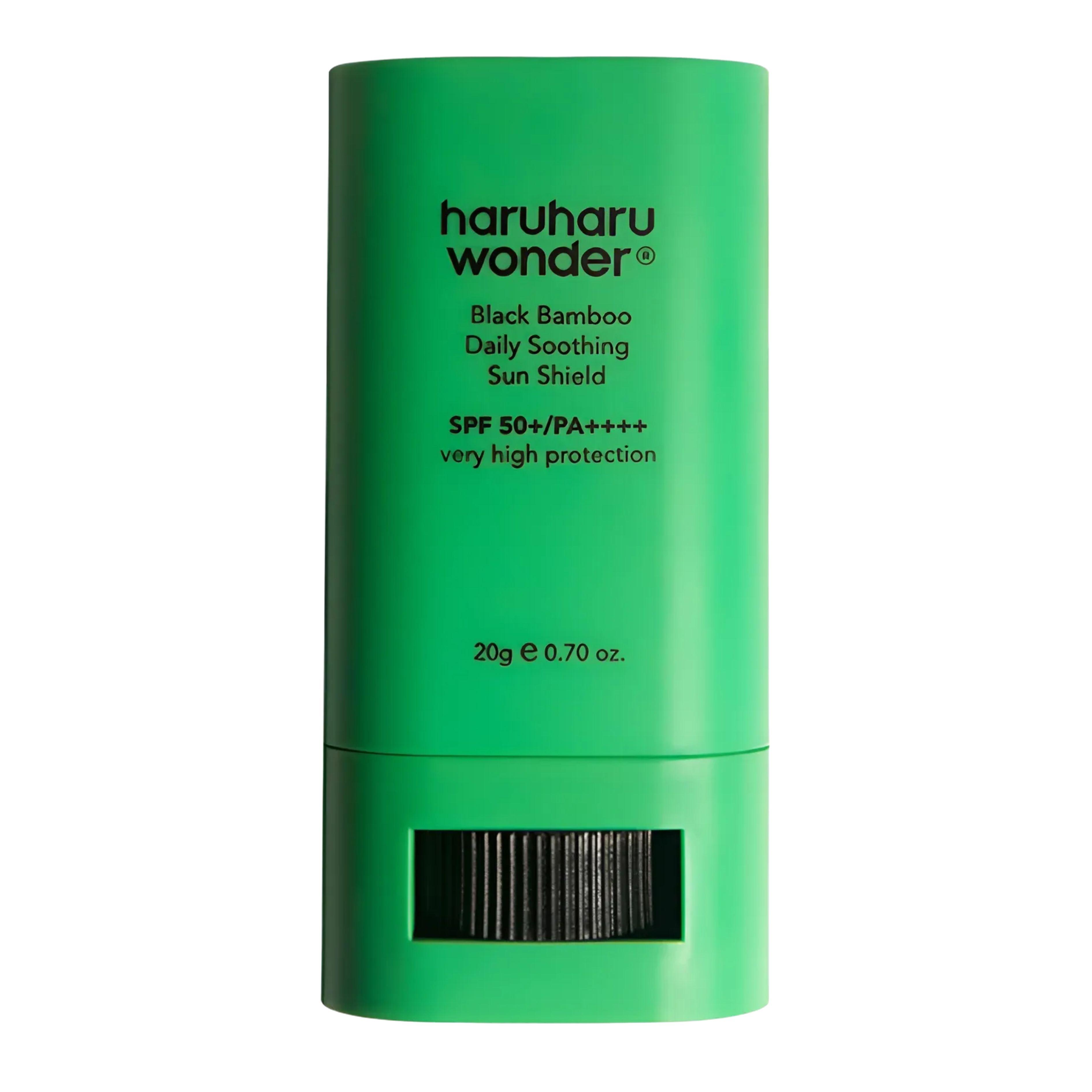 Haruharu Wonder Black Bamboo Daily Soothing Sun Shield SPF50+ PA++++ Calming Sun Stick 20g