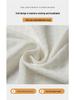 Women's Plus Size Quick-Dry Black Waffle Bathrobe with Three-Quarter Sleeves - Summer Thin