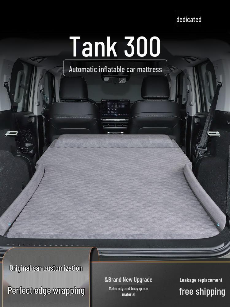 Tank 300 Car Air Mattress: Rear Seat Folding Sleeping Pad for Trunk