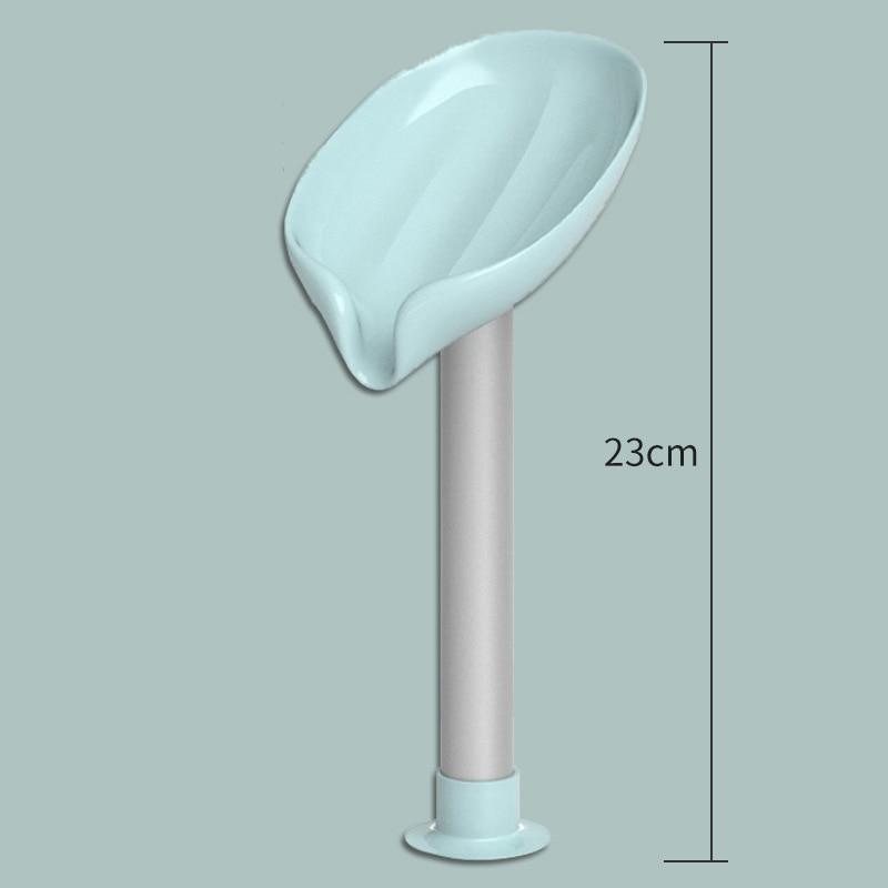 Leaf Shape Drain Soap Box Soap Holder Box Bathroom Shower Soap Holder Sponge Storage Plate Tray Bathroom Supplies Soap Shelf