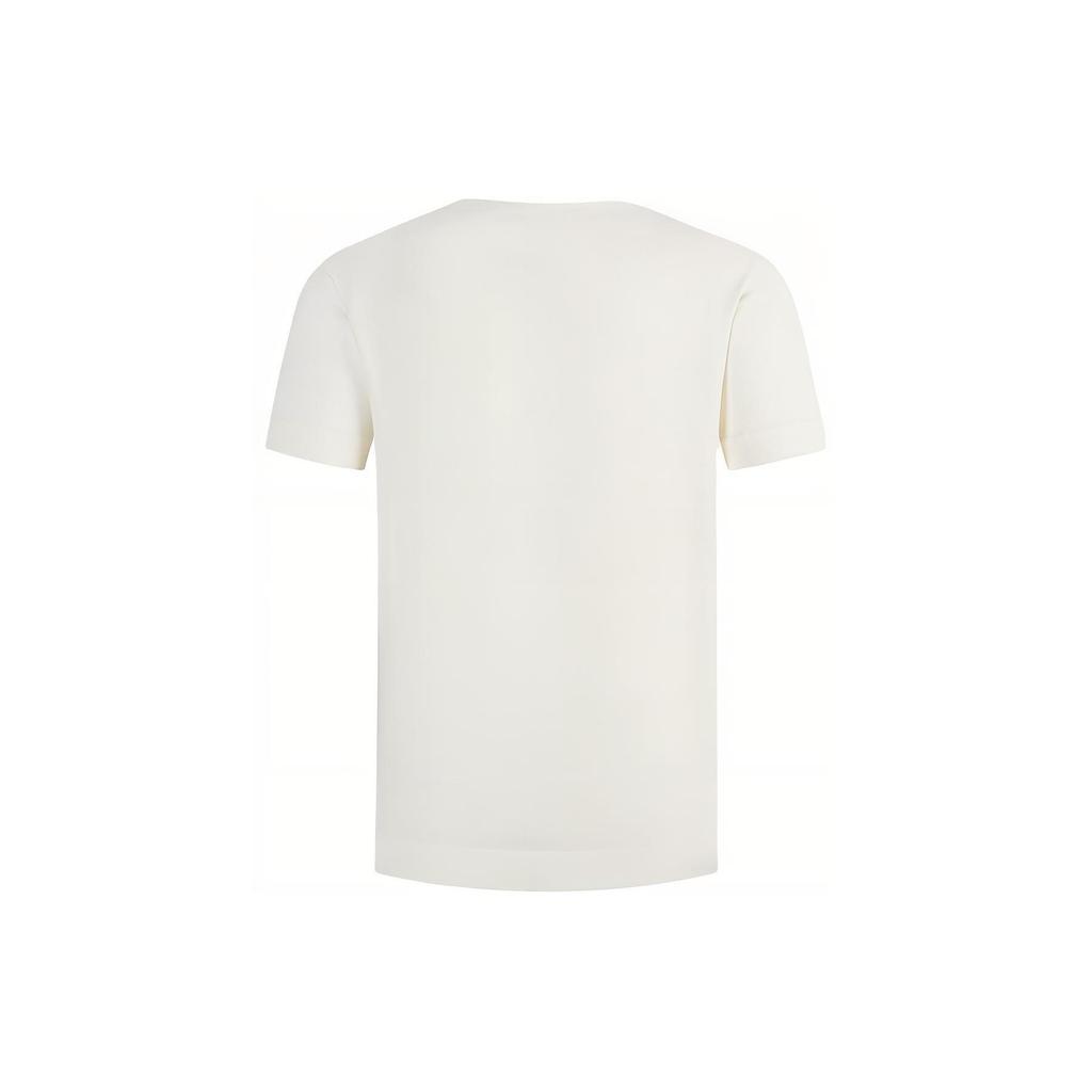 Emporio Armani SS24 Logo Print Crew Neck Short Sleeve T-Shirt Men tops Beige 3D1TH3-1JOCZ-01A7