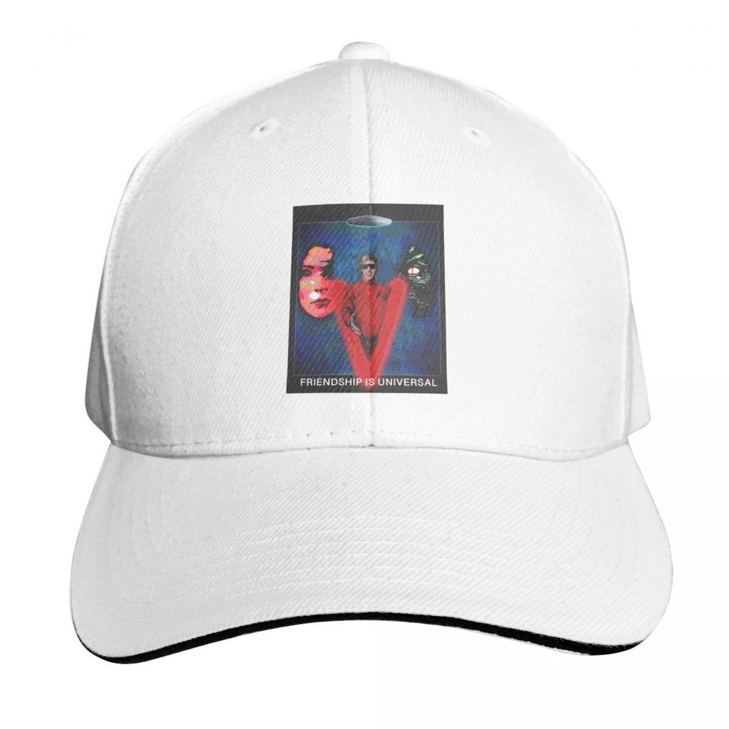 V The Visitors Miniseries 40th Anniversary Cap Fashion Casual Baseball Caps Adjustable Hat Hip Hop Summer Unisex Baseball Hats
