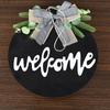 Sunflower Wooden Welcome Sign 30cm Wall Art Garlands Door Wreath  Porch Decor