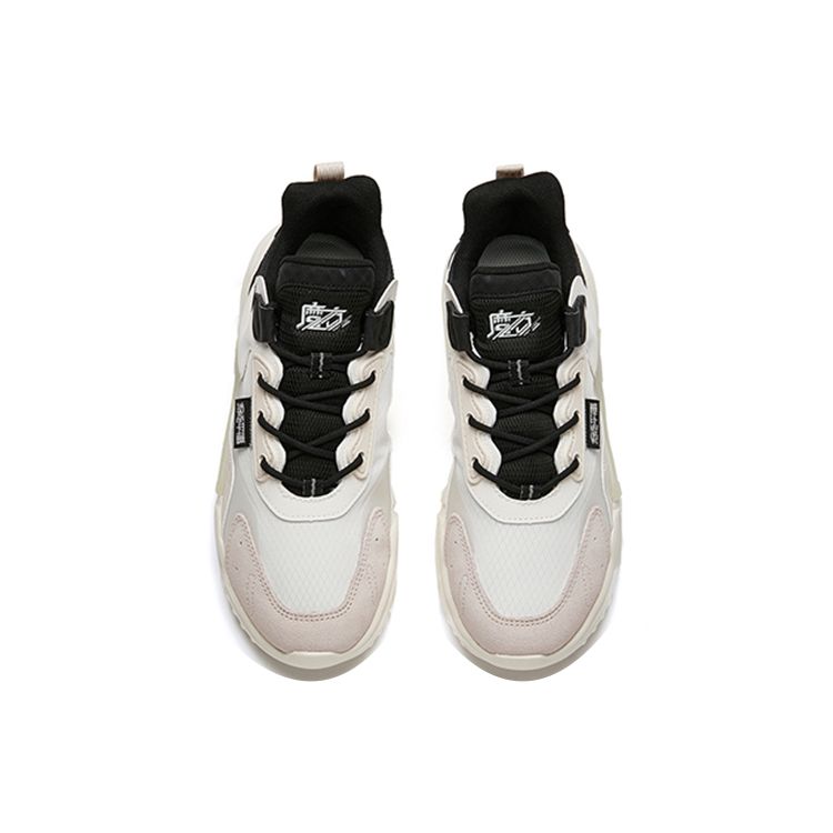 Anta Magic Cube Synthetic Leather Fabric Refuse Mediocrity Non-Slip Wear-Resistant Shock Absorption Low-Top Dad Shoes Women sneaker 122148808-2