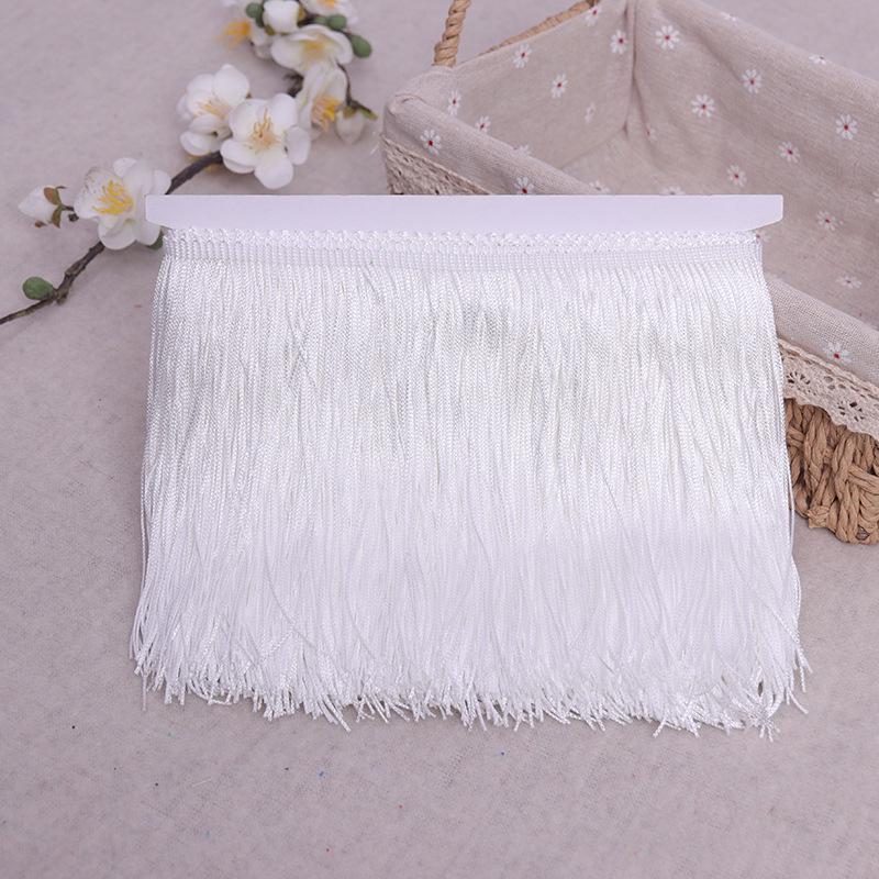 Polyester Fringe Tassel Trim (10-20cm) for Stage Costumes, Curtains, Carpets, and Lace Decorations