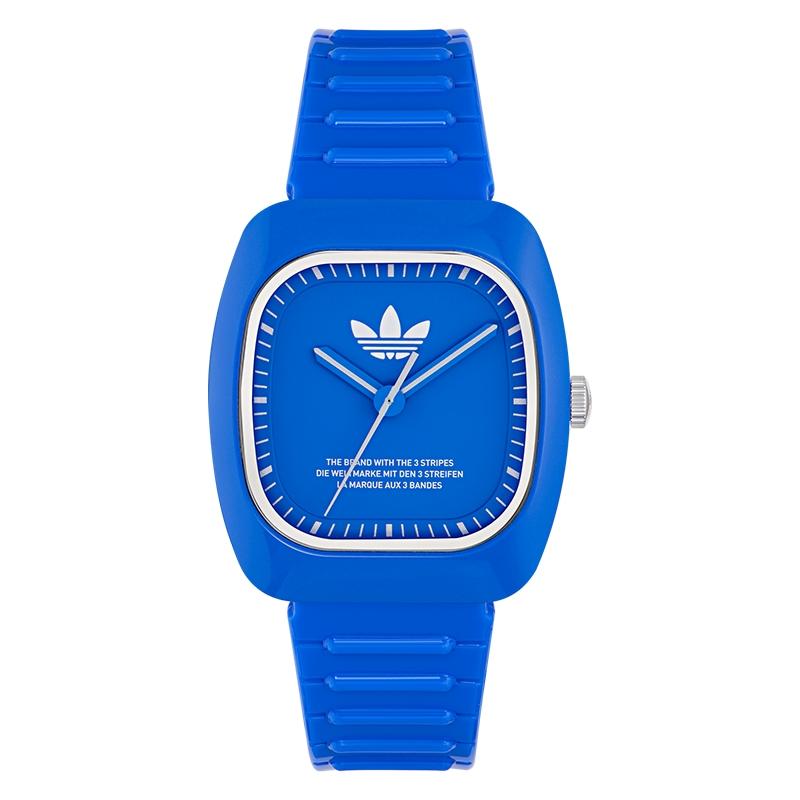 Adidas Originals Adidas Wrist Watch Quartz Movement 39mm White Dial Unisex AOSY245322I Minimalist Style Blue