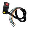 Motor Head Thin Left Focus Switch Box Bike Switch Left Switch Turn Signal Horn Headlight