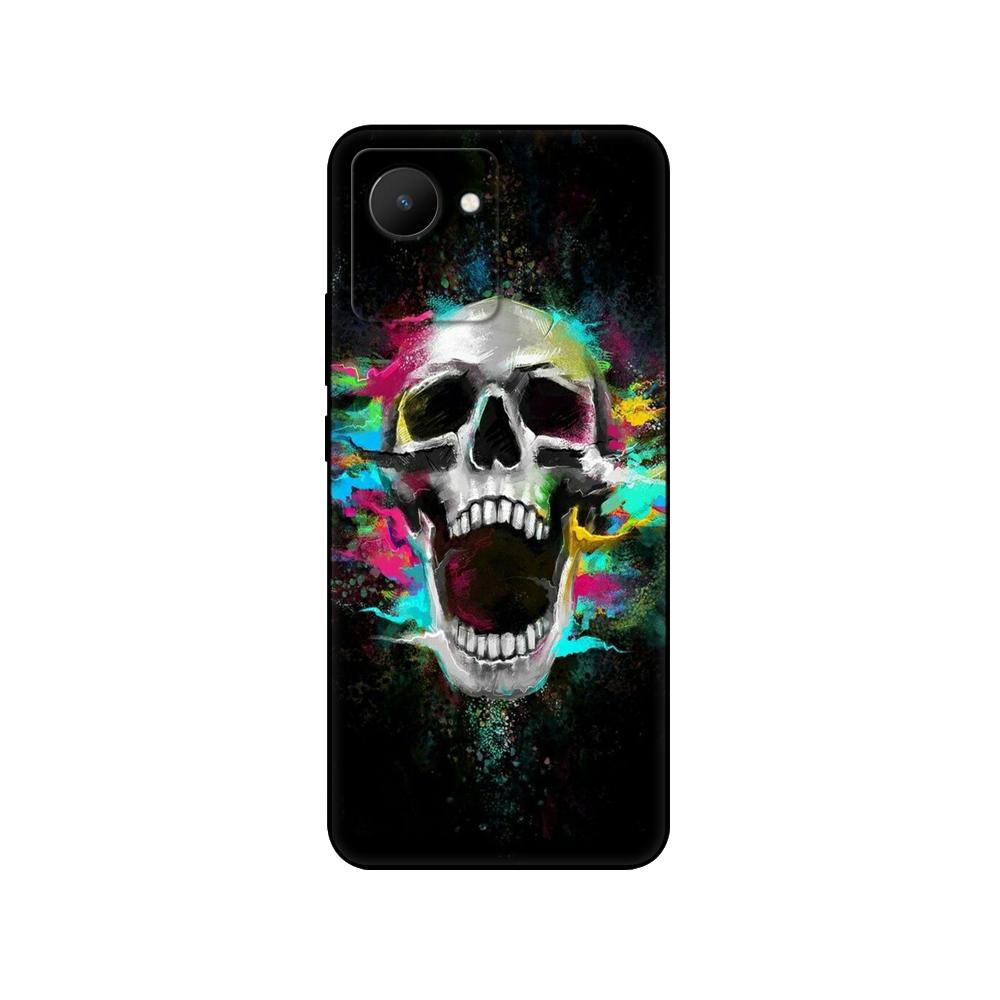 Für Realme C30 Hülle Rückseite für OPPO RealmeC30 4G C 30 Handyhülle Weiche Silikonhülle Schutzstoßfänger Funda Schwarze TPU-Hülle